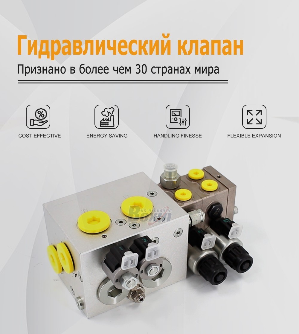 QSF32 Load Sensitive Proportional 2 Spool Sweeper Truck Valve
